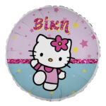 18" Μπαλόνι Foil Στρογγυλό Tυπωμένο - Hello Kitty