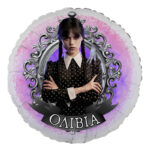 18" Μπαλόνι Foil Στρογγυλό Tυπωμένο - Wednesday Addams