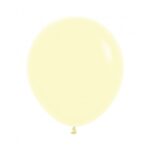 Κίτρινο Pastel Matte λάτεξ Μπαλόνι