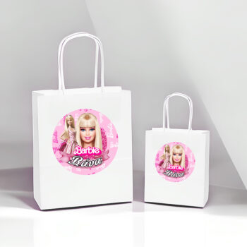 Άσπρη Τσάντα Δώρου Barbie