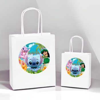 Άσπρη Τσάντα Δώρου Stitch