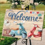 Καμβάς Βάπτισης Welcome Βέσπα