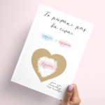 Κάρτα Gender Reveal με ξυστό μήνυμα