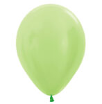 5" Λαχανί Lime Περλέ λάτεξ Mπαλόνι (100 τεμ)