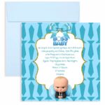 Προσκλητήριο Βάπτισης Baby Boss