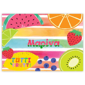 Σουπλά Tutti Frutti