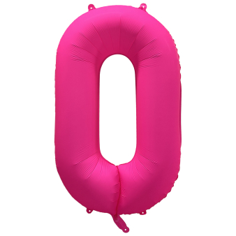 Neon Μπαλόνια Αριθμοί Φούξια 86 cm - 34"