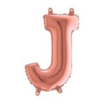 Mini Μπαλόνια Γράμματα Rosegold 36cm