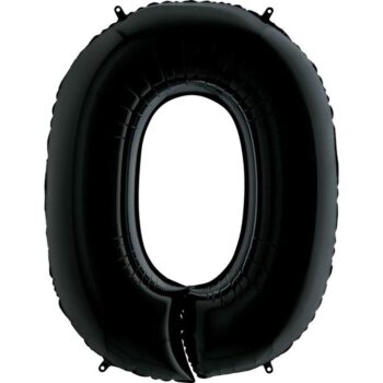 Μπαλόνια Αριθμοί Μαύρο 66 cm - 26"