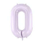 Μπαλόνια Αριθμοί Λιλά 86 cm - 34"