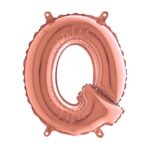 Mini Μπαλόνια Γράμματα Rosegold 36cm