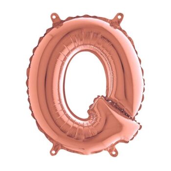 Mini Μπαλόνια Γράμματα Rosegold 36cm