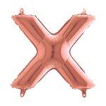 Mini Μπαλόνια Γράμματα Rosegold 36cm