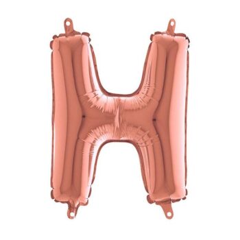 Mini Μπαλόνια Γράμματα Rosegold 36cm