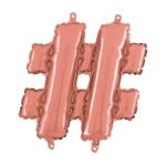 Mini Μπαλόνια Γράμματα Rosegold 36cm