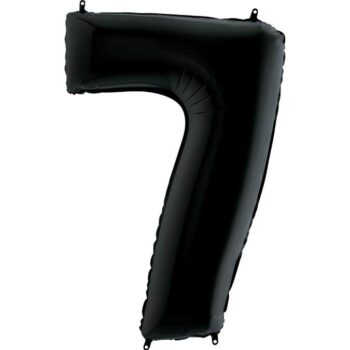 Μπαλόνια Αριθμοί Μαύρο 66 cm - 26"