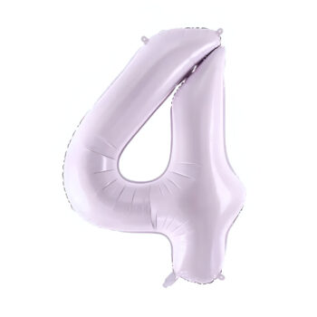 Μπαλόνια Αριθμοί Λιλά 86 cm - 34"