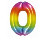 Μπαλόνια Αριθμοί Rainbow 76cm - 30"