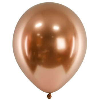 Glossy Rosegold Latex μπαλόνια
