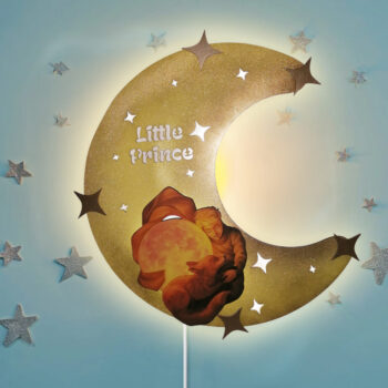 Ξύλινο Φωτιστικό - Little Prince Moonlight