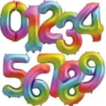 Μπαλόνια Αριθμοί Rainbow 76cm - 30"