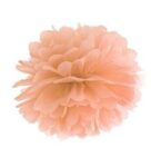 Ροδακινί χάρτινο Pom Pom