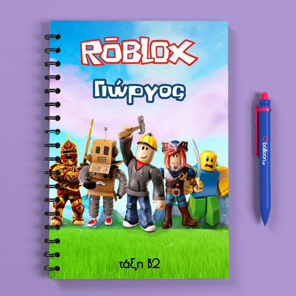 Προσωποποιημένο-Τετράδιο-Roblox-Α5